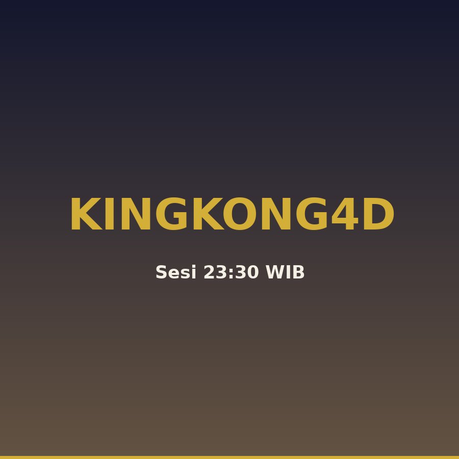 Kingkong Toto Live Draw Kingkong4D 17 Hari Ini 1 Oktober 2026,